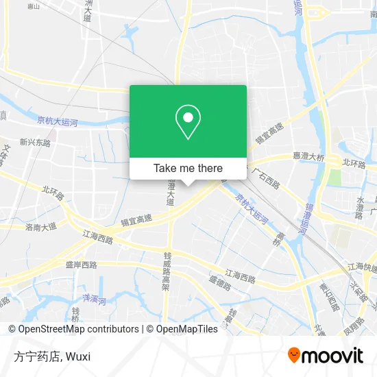 方宁药店 map