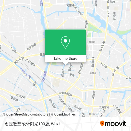名匠造型·设计阳光100店 map