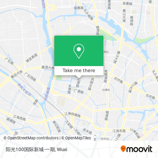 阳光100国际新城-一期 map