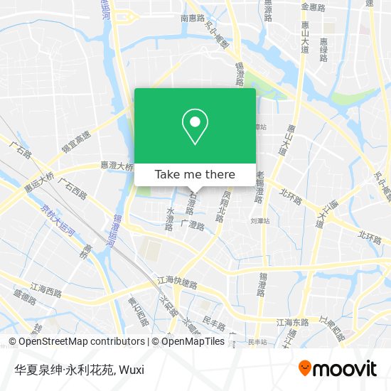 华夏泉绅·永利花苑 map