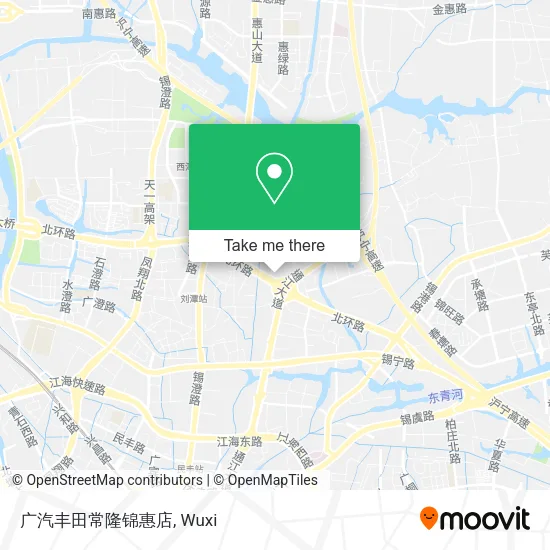 广汽丰田常隆锦惠店 map