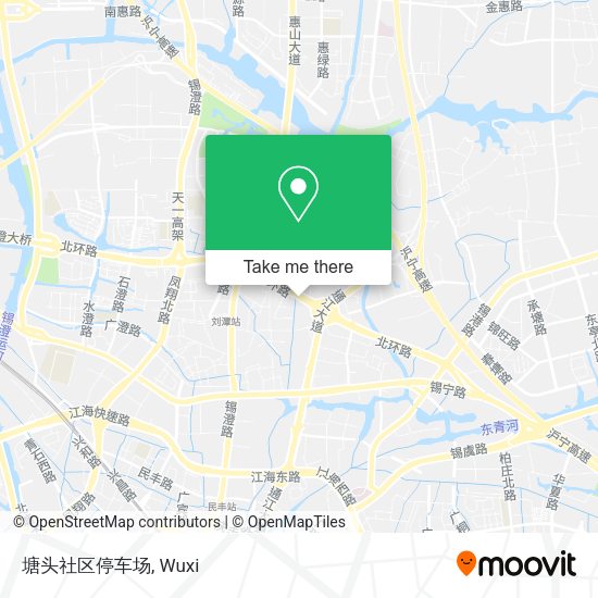 塘头社区停车场 map