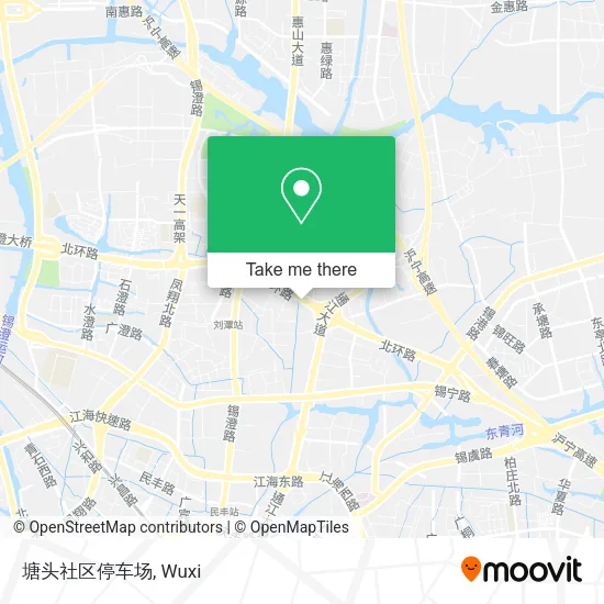 塘头社区停车场 map