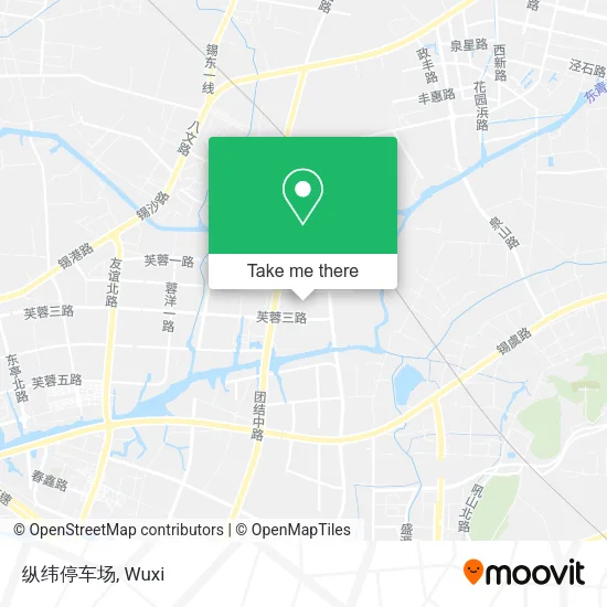 纵纬停车场 map