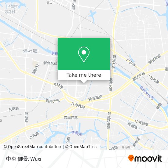 中央·御景 map