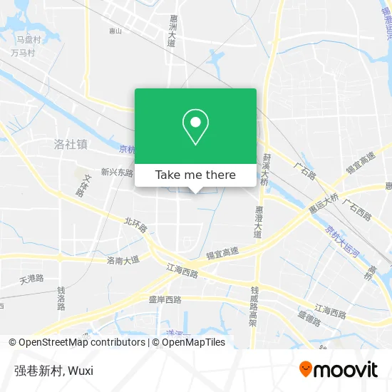 强巷新村 map