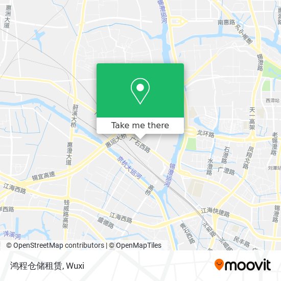 鸿程仓储租赁 map