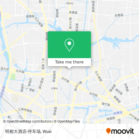 明都大酒店-停车场 map