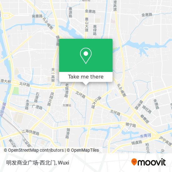明发商业广场-西北门 map