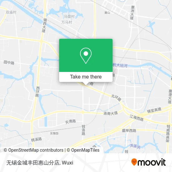 无锡金城丰田惠山分店 map