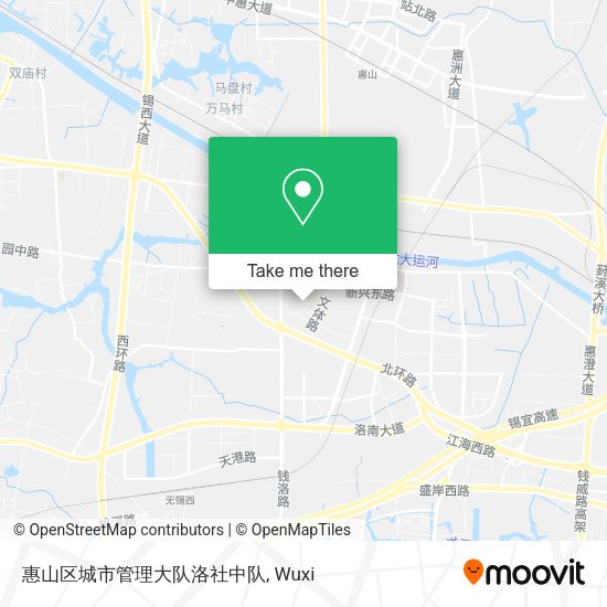 惠山区城市管理大队洛社中队 map