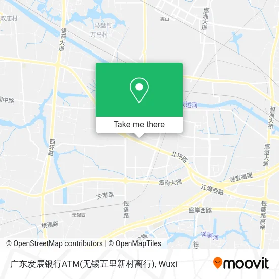 广东发展银行ATM(无锡五里新村离行) map