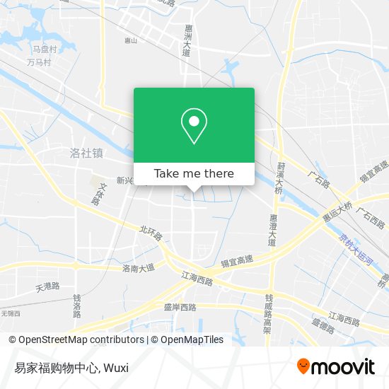易家福购物中心 map