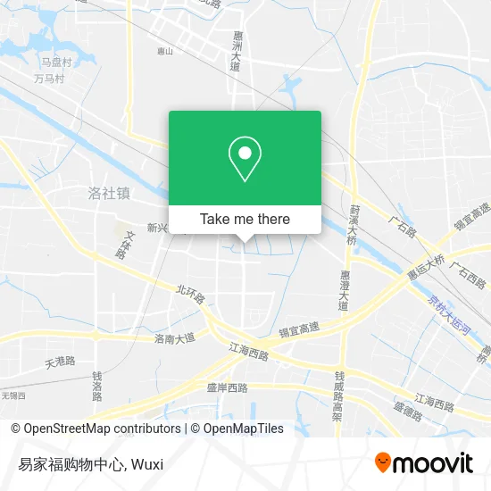 易家福购物中心 map