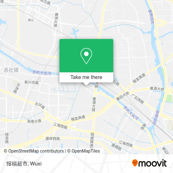 报福超市 map