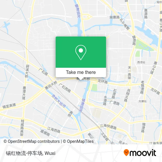 锡红物流-停车场 map