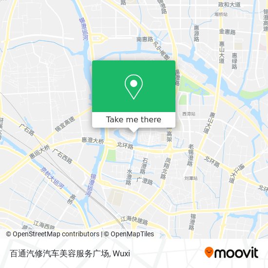 百通汽修汽车美容服务广场 map