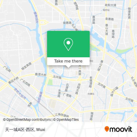 天一城A区-西区 map
