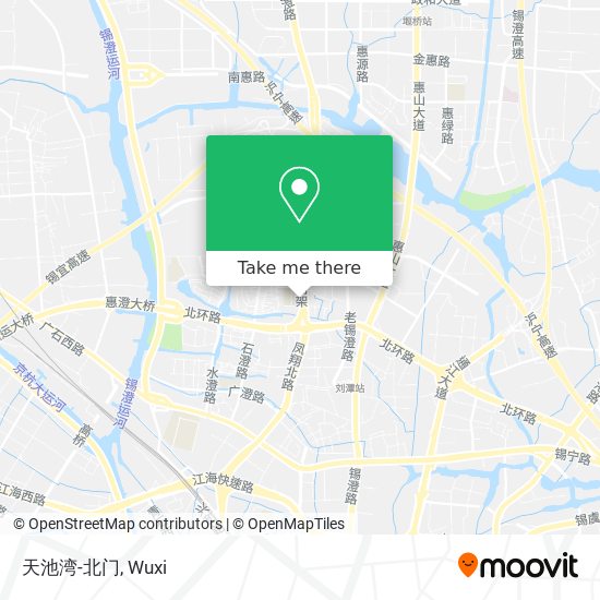 天池湾-北门 map