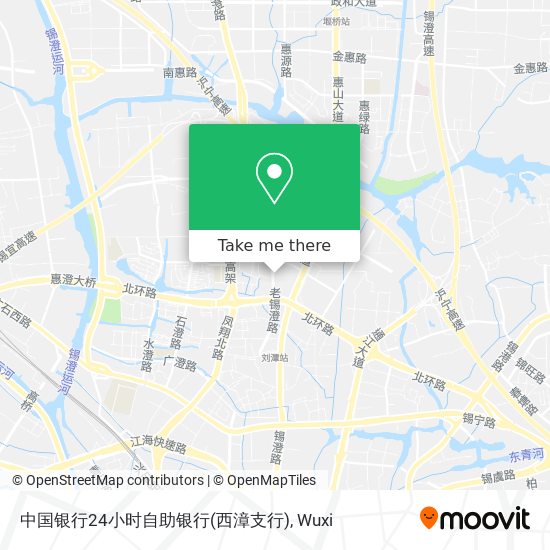 中国银行24小时自助银行(西漳支行) map