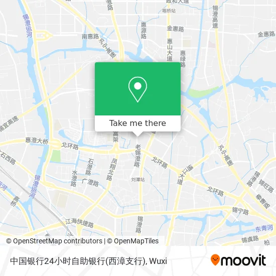 中国银行24小时自助银行(西漳支行) map