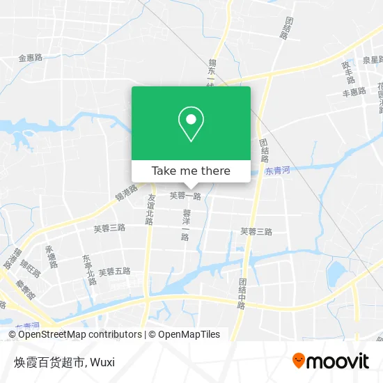 焕霞百货超市 map