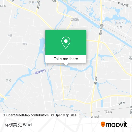 标榜美发 map