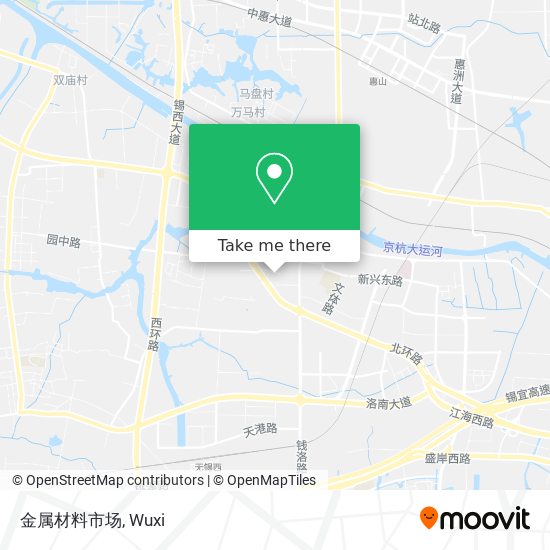金属材料市场 map