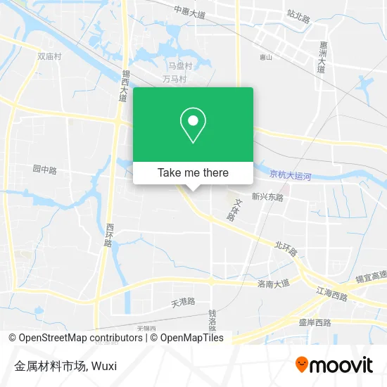 金属材料市场 map