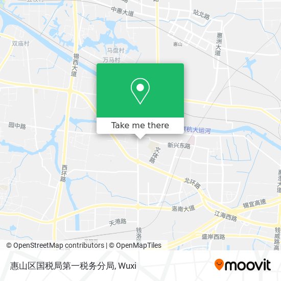 惠山区国税局第一税务分局 map