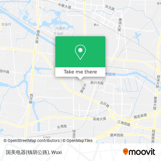 国美电器(钱胡公路) map