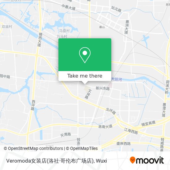 Veromoda女装店(洛社·哥伦布广场店) map