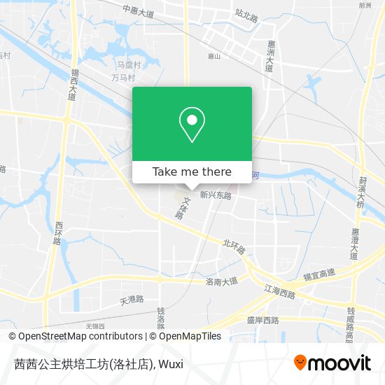 茜茜公主烘培工坊(洛社店) map