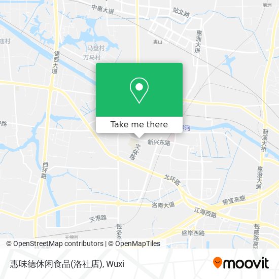 惠味德休闲食品(洛社店) map