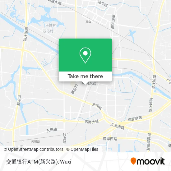 交通银行ATM(新兴路) map