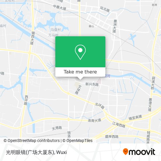 光明眼镜(广场大厦东) map