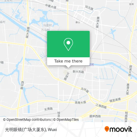 光明眼镜(广场大厦东) map