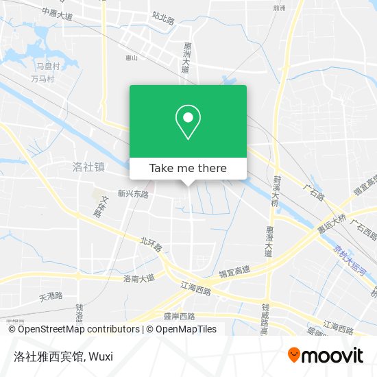 洛社雅西宾馆 map