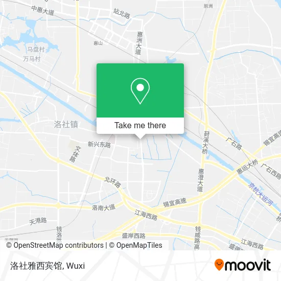 洛社雅西宾馆 map