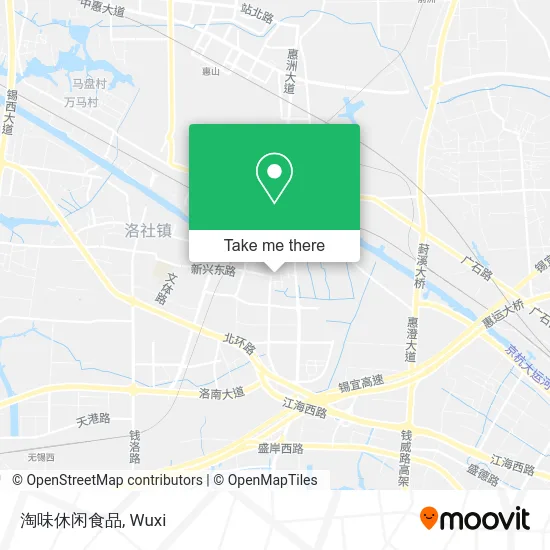 淘味休闲食品 map