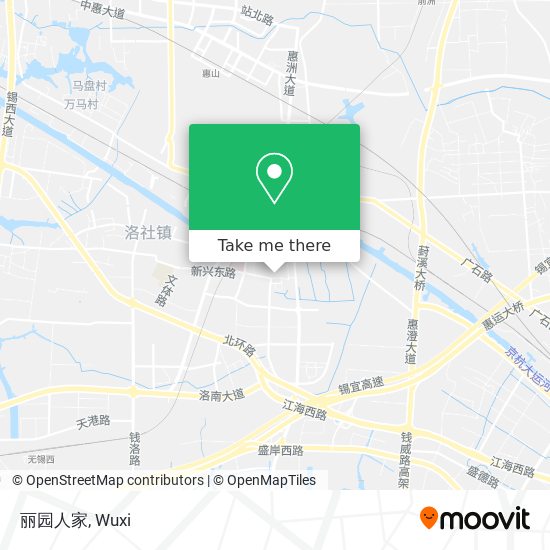 丽园人家 map