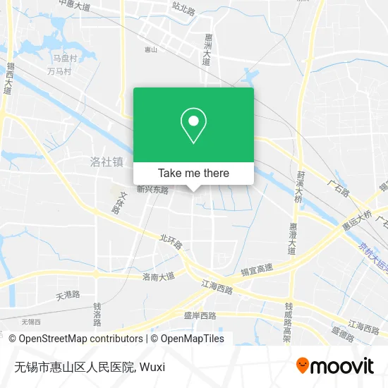 无锡市惠山区人民医院 map