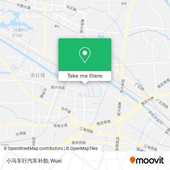 小马车行汽车补胎 map