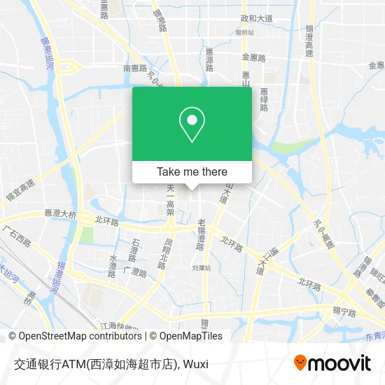 交通银行ATM(西漳如海超市店) map