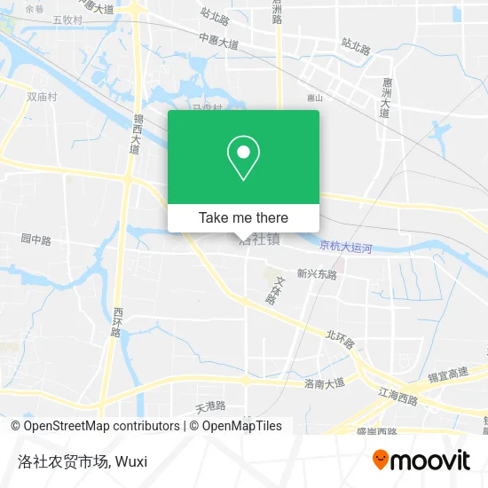 洛社农贸市场 map