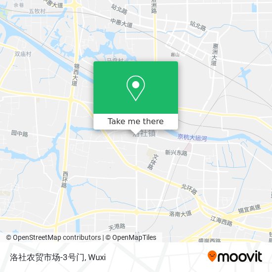 洛社农贸市场-3号门 map