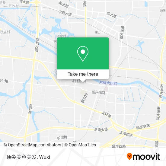 顶尖美容美发 map