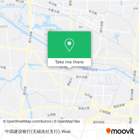 中国建设银行(无锡洛社支行) map