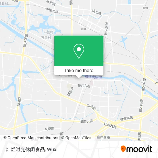 灿烂时光休闲食品 map