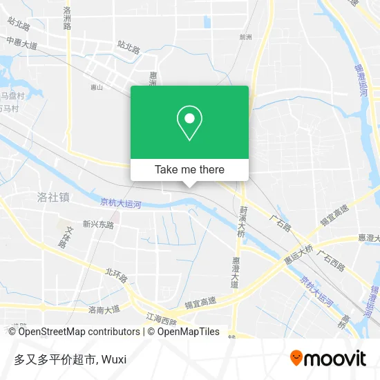 多又多平价超市 map